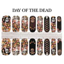 Day of the Dead Spooky Halloween Nail Wraps  |  Non-Toxic Nail Polish Stickers, Decals, and Strips for DIY Manicures