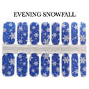 Evening Snowfall Christmas Nail Wraps