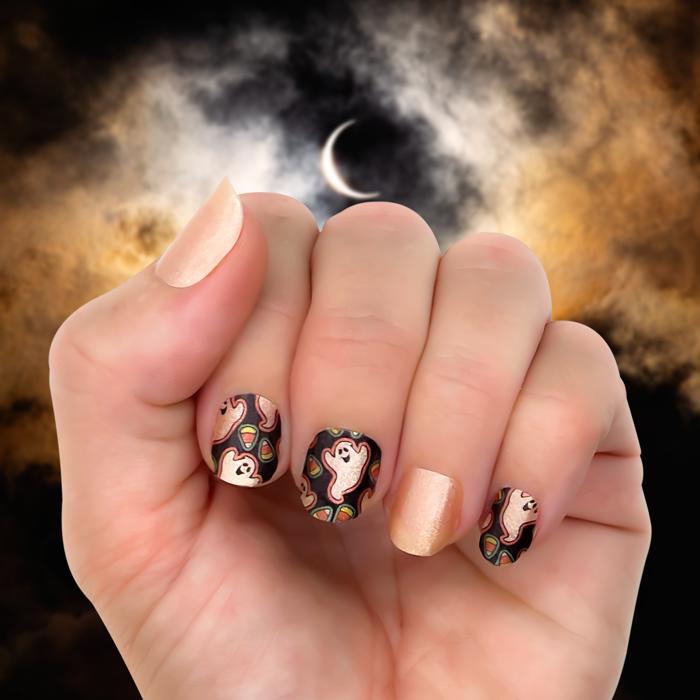 Not-So-Scary Halloween Nail Wraps  |  Non-Toxic Nail Polish Stickers, Decals, and Strips for DIY Manicures