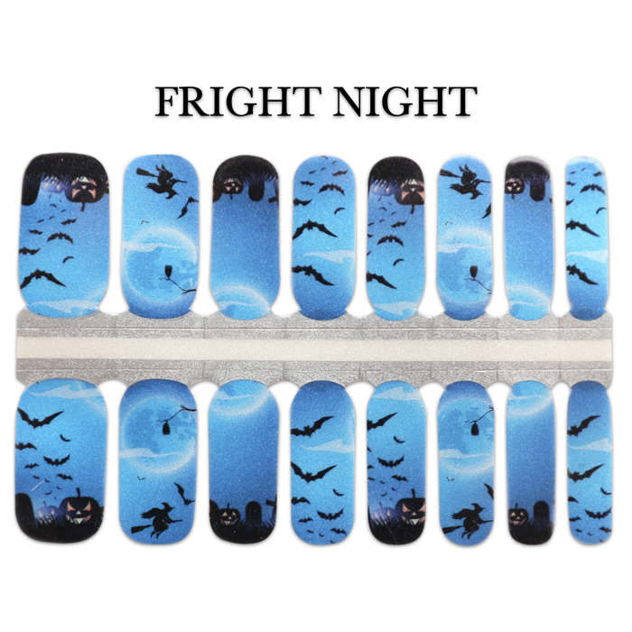 Spooky Halloween Nail Wraps  |  Non-Toxic Nail Polish Stickers, Decals, and Strips for DIY Manicures