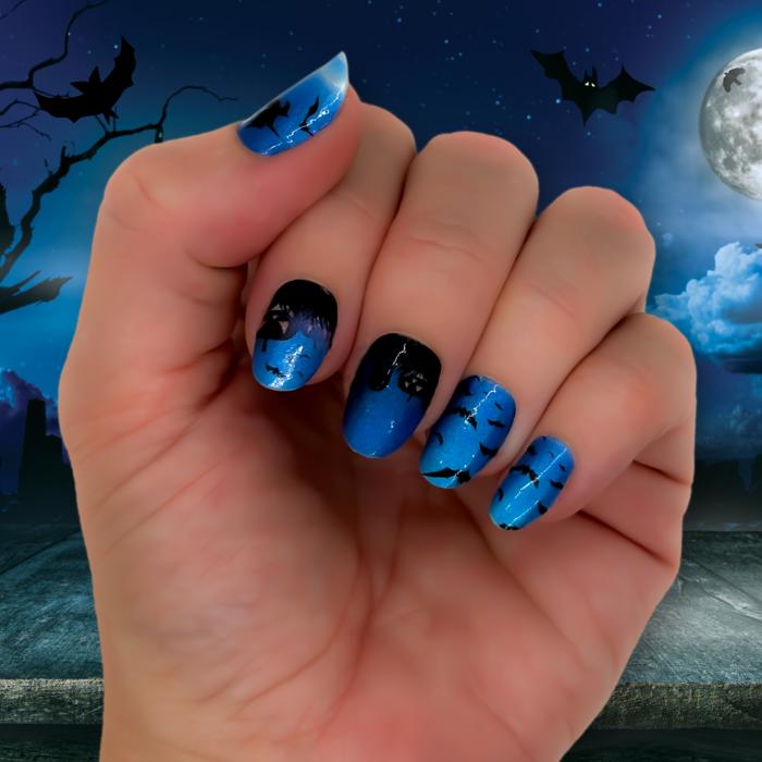 Spooky Halloween Nail Wraps  |  Non-Toxic Nail Polish Stickers, Decals, and Strips for DIY Manicures
