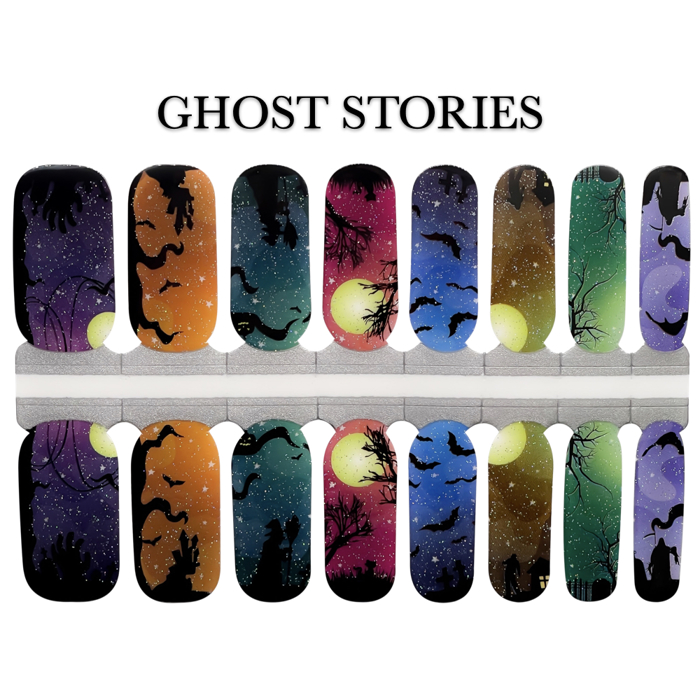Spooky Halloween Nail Wraps  |  Non-Toxic Nail Polish Stickers, Decals, and Strips for DIY Manicures