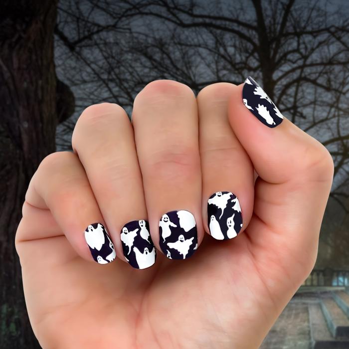Spooky Halloween Nail Wraps  |  Non-Toxic Nail Polish Stickers, Decals, and Strips for DIY Manicures