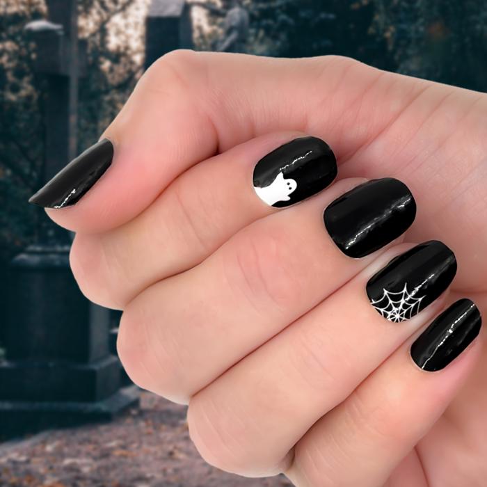 Not-So-Scary Halloween Nail Wraps  |  Non-Toxic Nail Polish Stickers, Decals, and Strips for DIY Manicures
