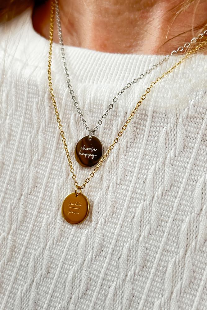 Choose Happy Necklace