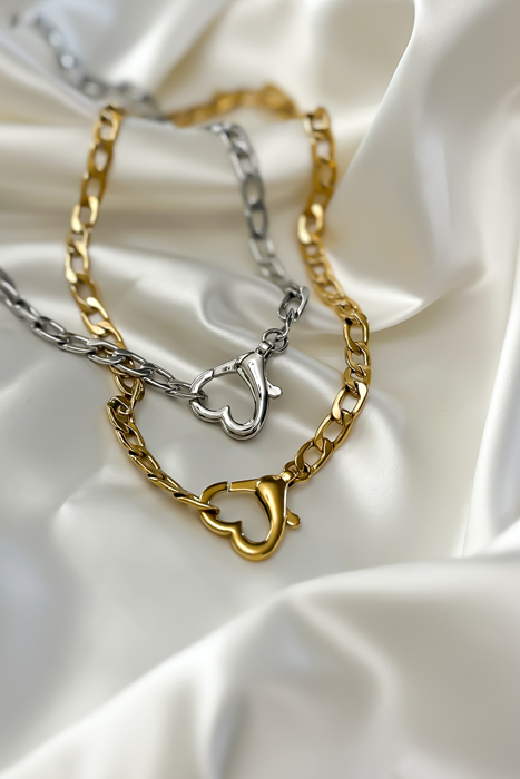 Heart Clasp Necklace