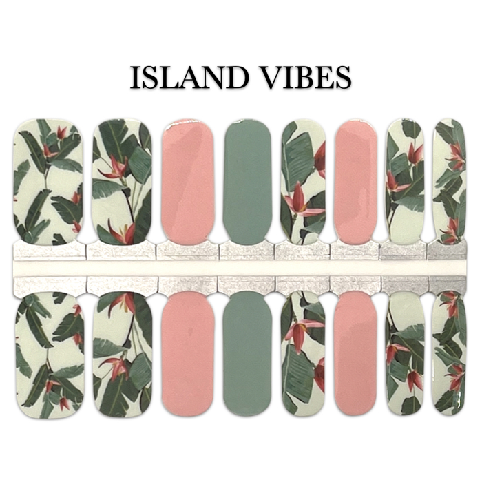 Vacation Nail Wraps  |  Non-Toxic Nail Polish Stickers, Decals, and Strips for DIY Manicures