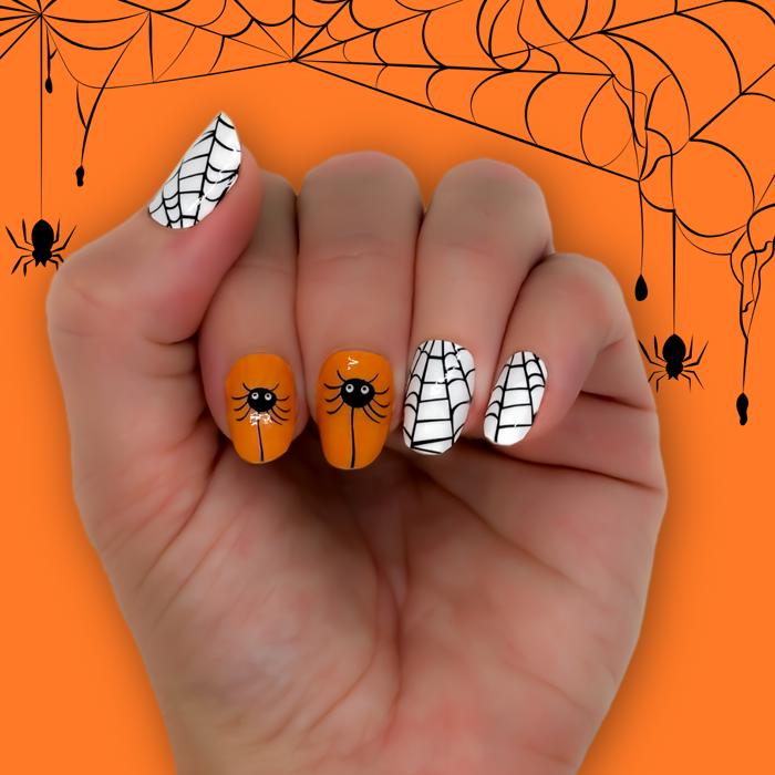 Not-So-Scary Halloween Nail Wraps  |  Non-Toxic Nail Polish Stickers, Decals, and Strips for DIY Manicures