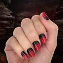 Jagged Edge Spooky Halloween Nail Wraps  |  Non-Toxic Nail Polish Stickers, Decals, and Strips for DIY Manicures