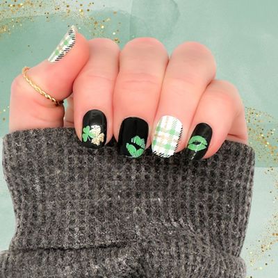 St Patricks Nail Wraps