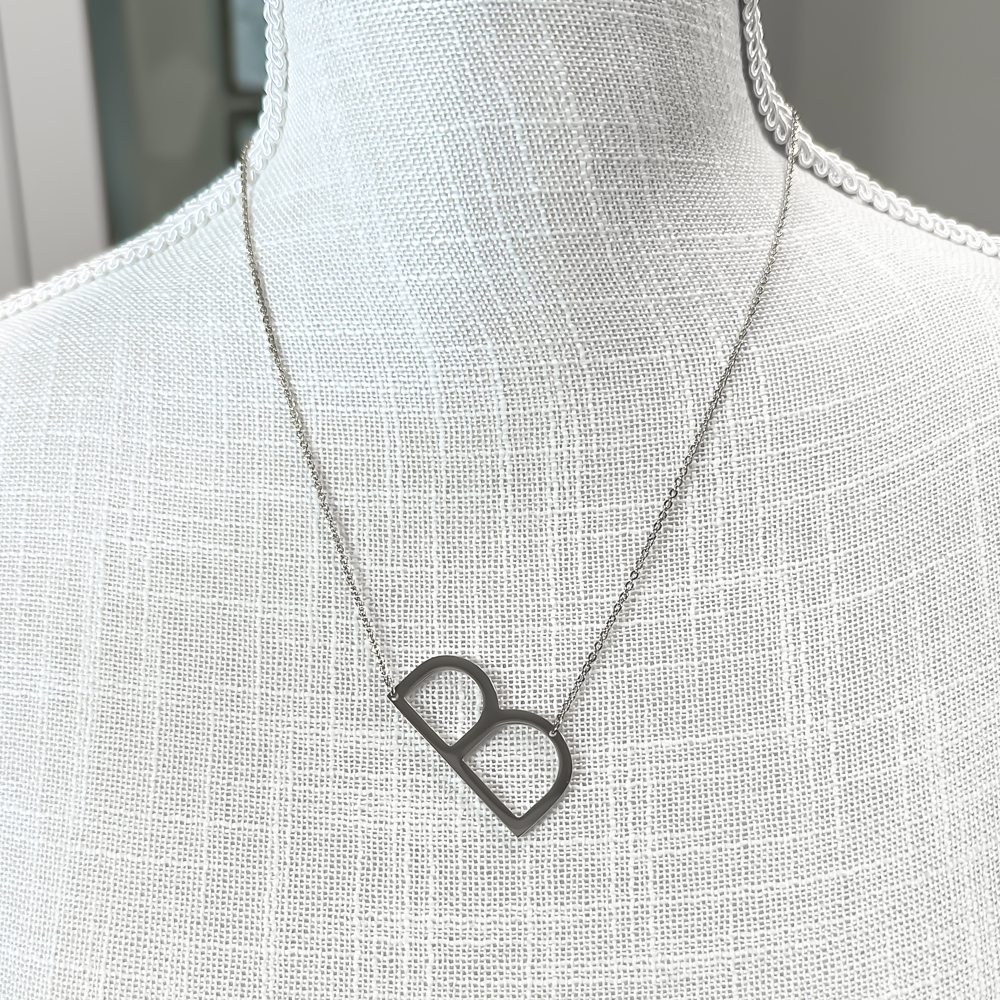 Large Initial Letter Necklace