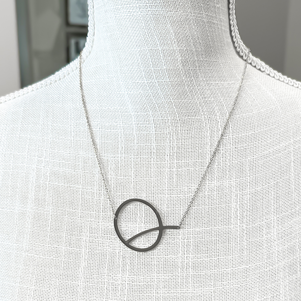 Large Initial Letter Necklace