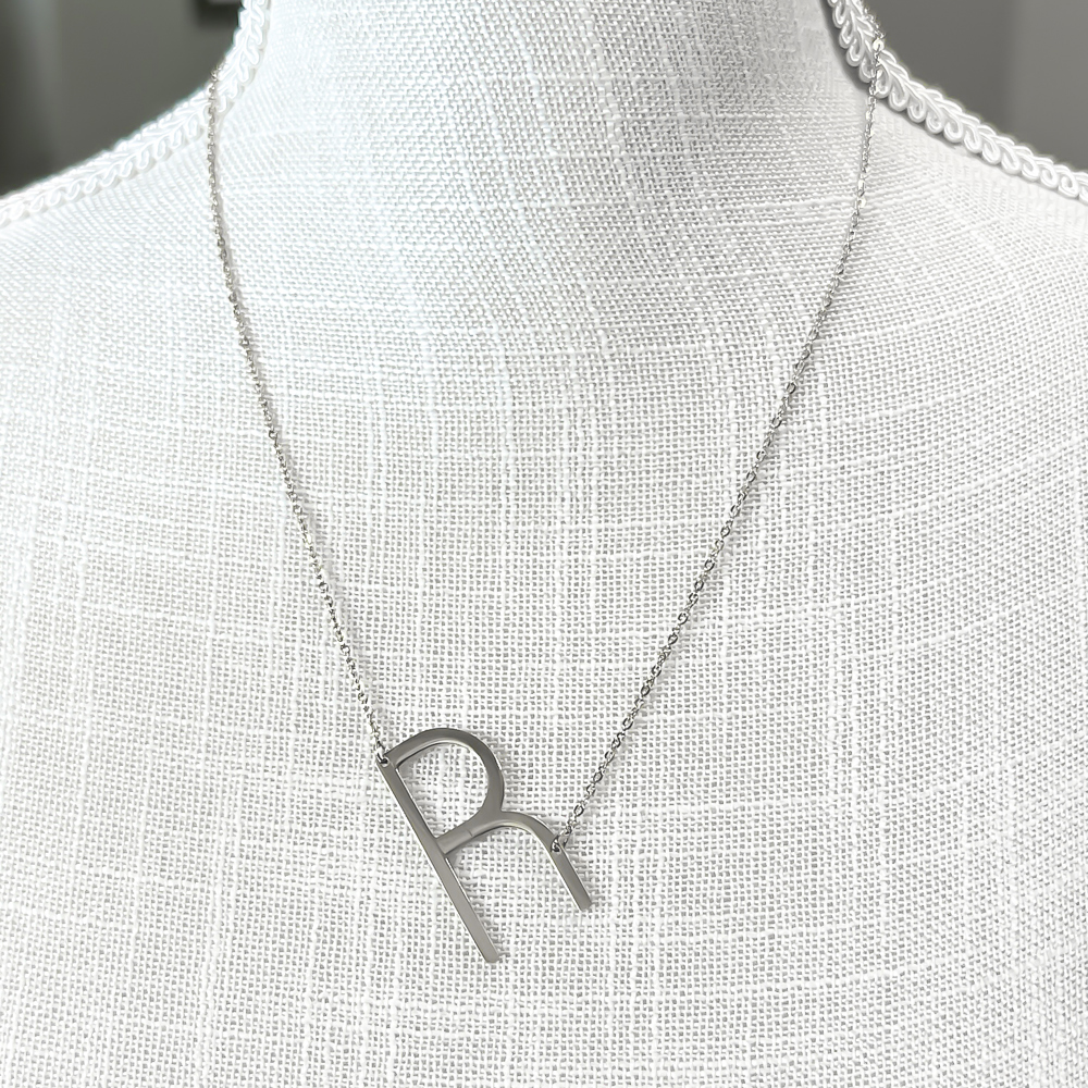 Large Initial Letter Necklace