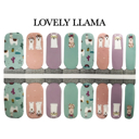 Lovely Llama Animal Print Nail Wraps