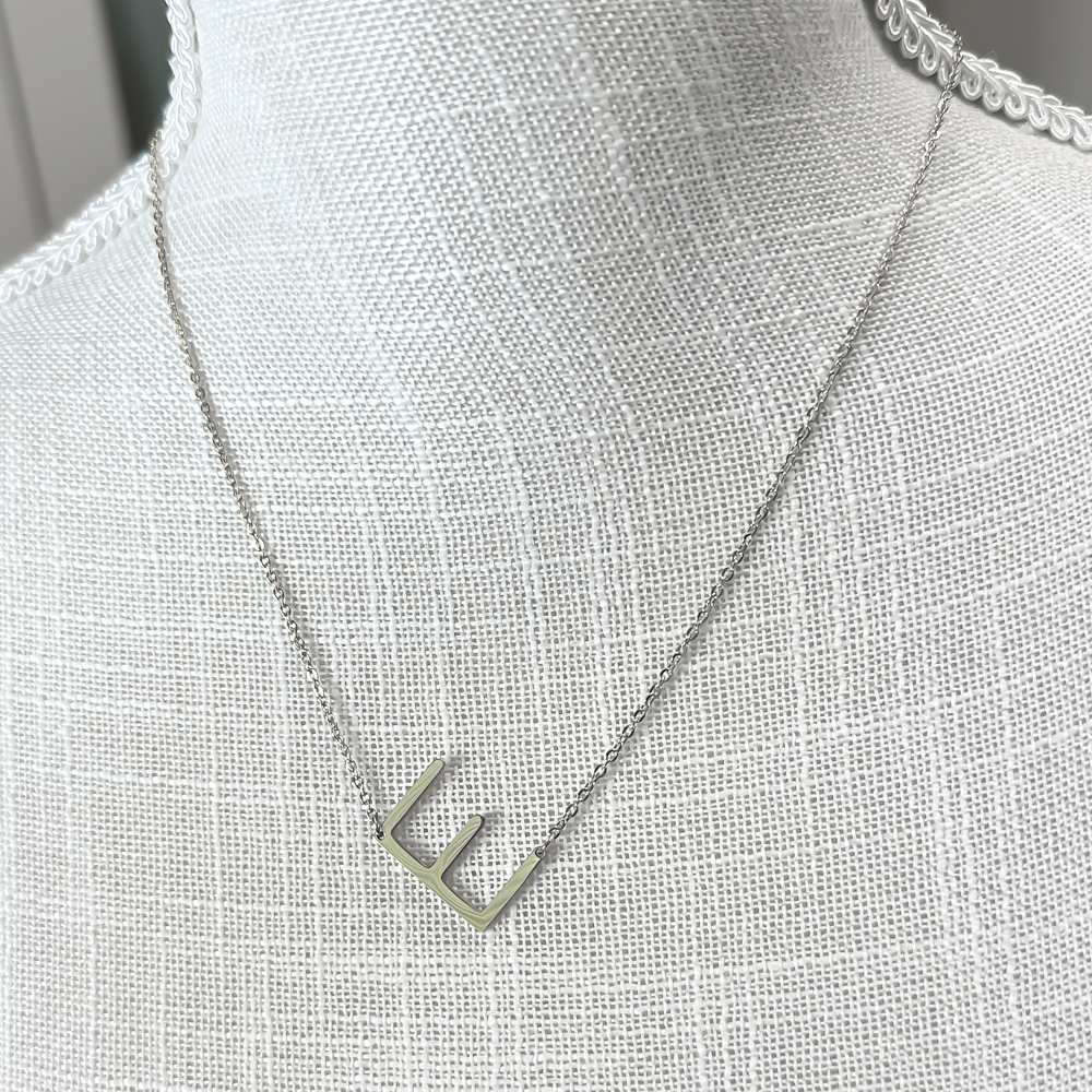 Mini Initial Letter Necklace