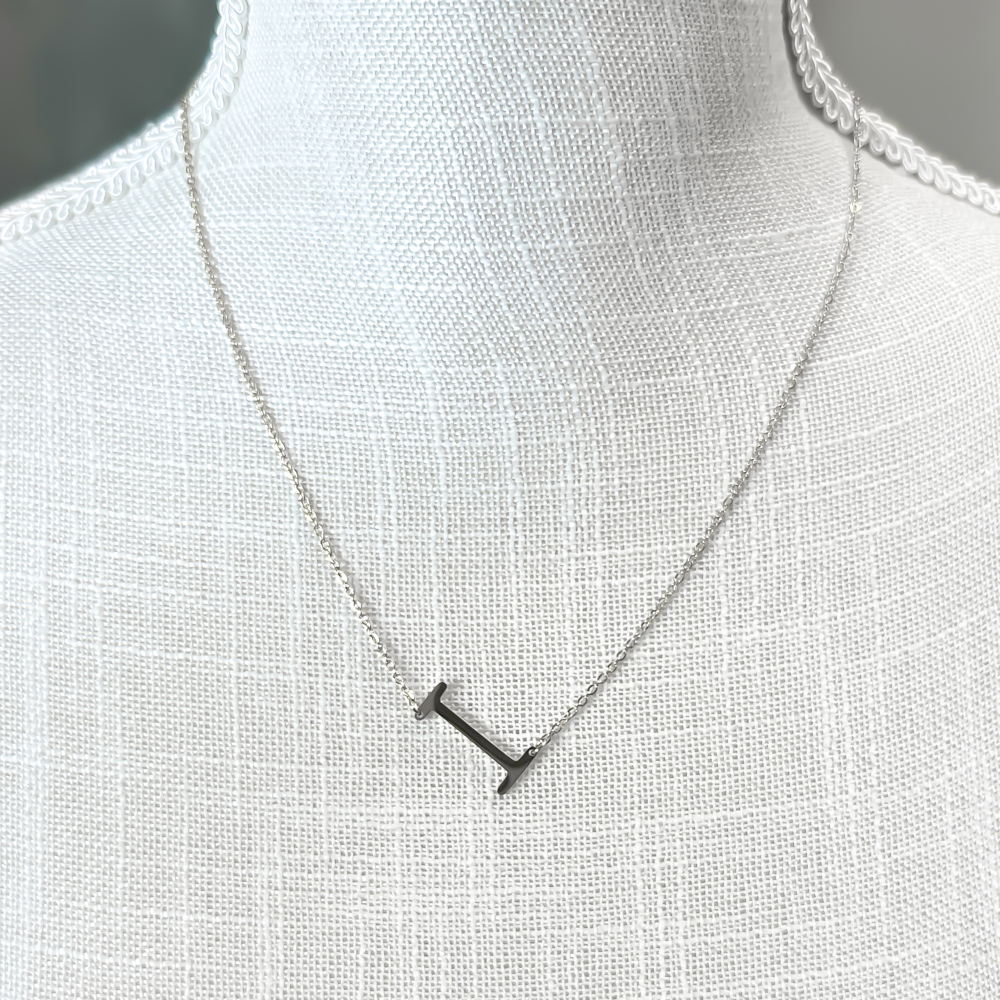 Mini Initial Letter Necklace