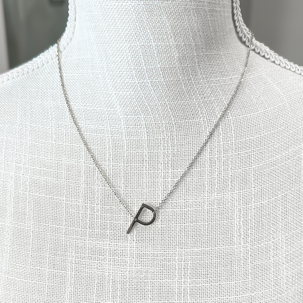 Mini Initial Letter Necklace