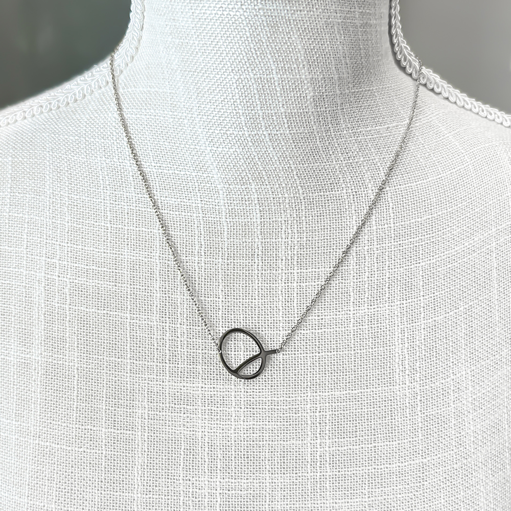 Mini Initial Letter Necklace