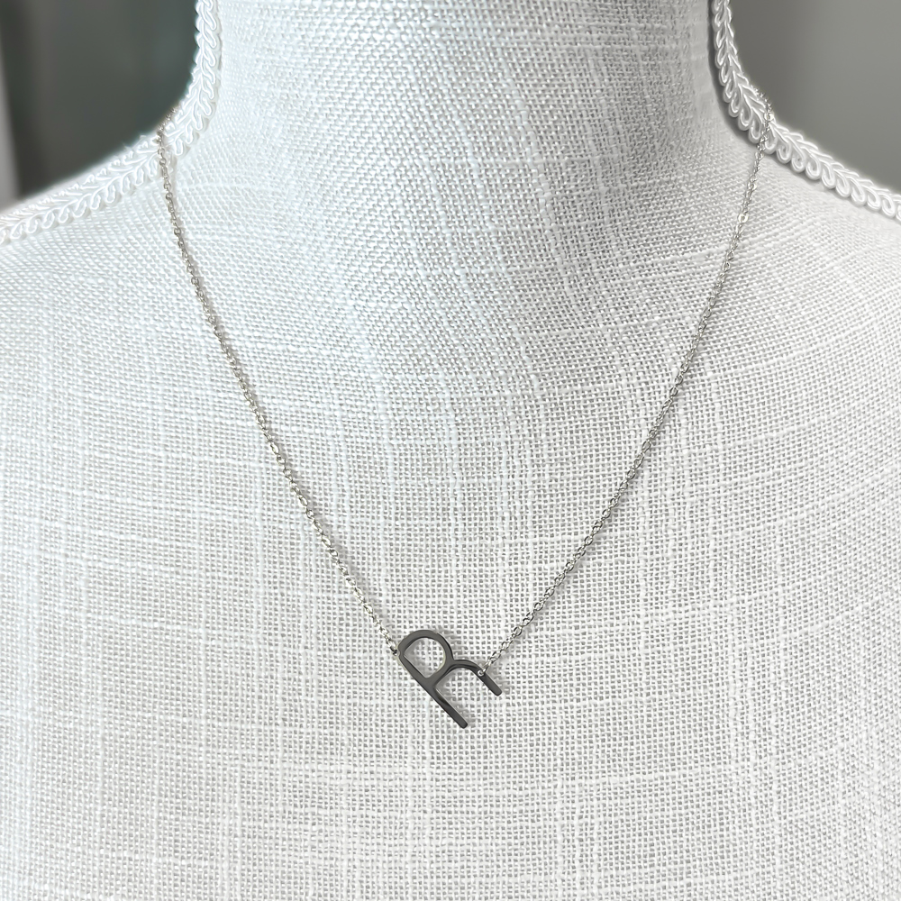 Mini Initial Letter Necklace