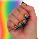 Over the Rainbow Glitter Nail Wraps