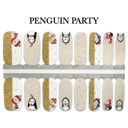 Penguin Party Christmas Nail Wraps