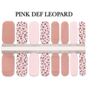 Pink Def Leopard Animal Print Nail Wraps