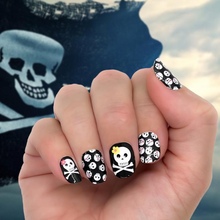 Not-So-Scary Halloween Nail Wraps  |  Non-Toxic Nail Polish Stickers, Decals, and Strips for DIY Manicures