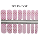 Polka Dot Valentines Nail Wraps