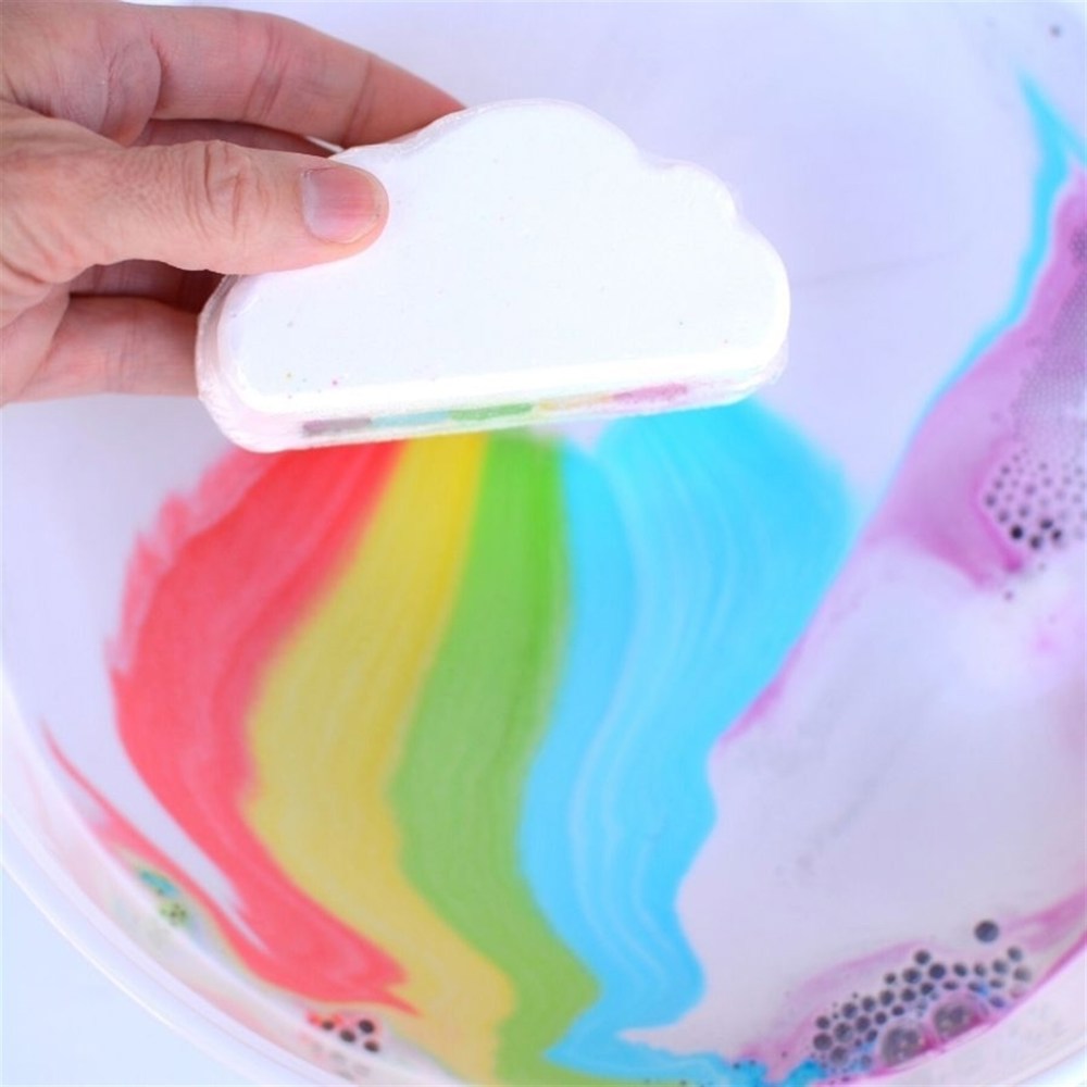 Rainbow Cloud Bath Bomb