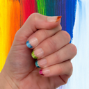 Rainbow Tips St Patricks Nail Wraps