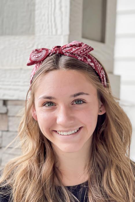 Bandana Headband with Knotted Bow - 4 Colors
