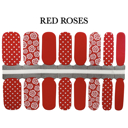 Red Roses Valentines Nail Wraps