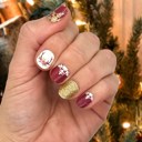 Rustic Holiday Christmas Nail Wraps