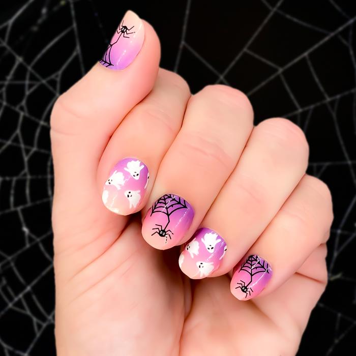 Not-So-Scary Halloween Nail Wraps  |  Non-Toxic Nail Polish Stickers, Decals, and Strips for DIY Manicures