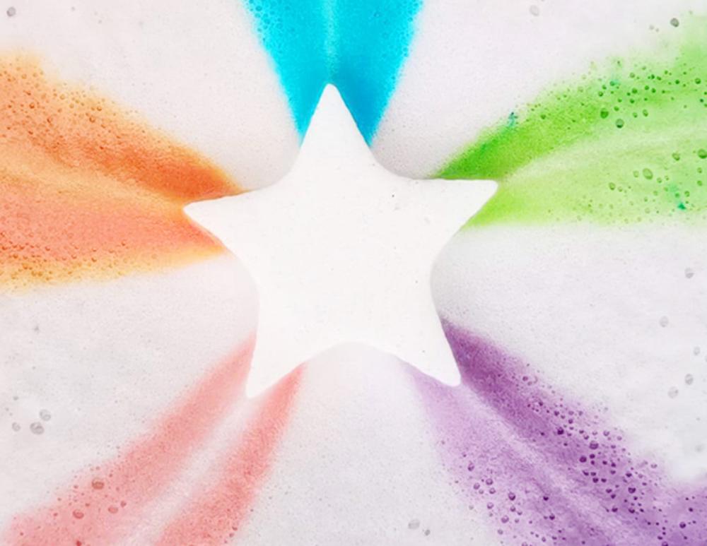 Rainbow Star Bath Bomb