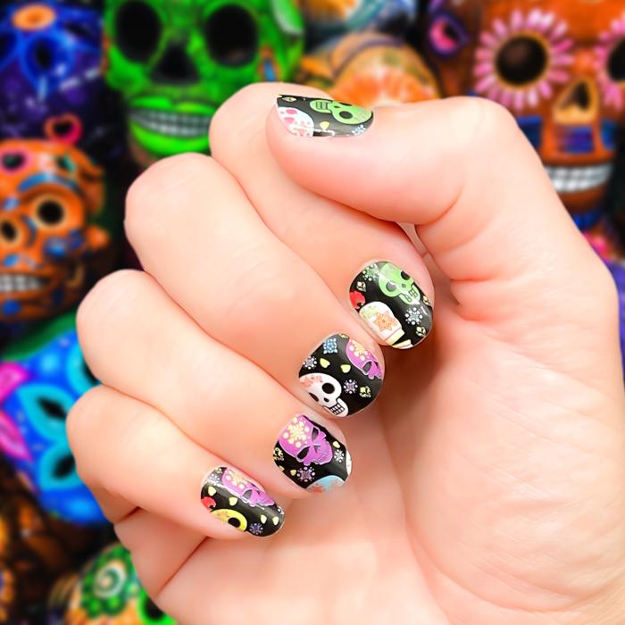 Not-So-Scary Halloween Nail Wraps  |  Non-Toxic Nail Polish Stickers, Decals, and Strips for DIY Manicures