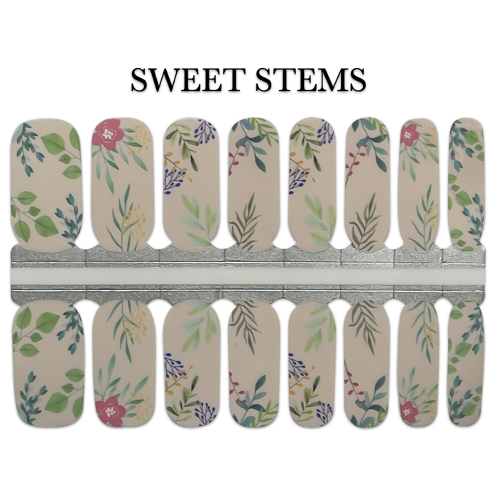 Spring Nail Wraps  |  Non-Toxic Nail Polish Stickers, Decals, and Strips for DIY Manicures