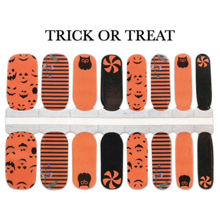 Not-So-Scary Halloween Nail Wraps  |  Non-Toxic Nail Polish Stickers, Decals, and Strips for DIY Manicures