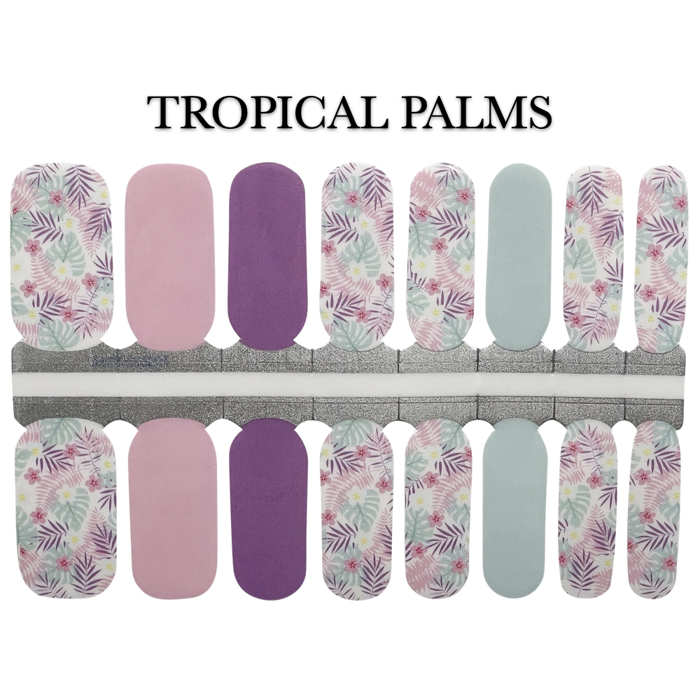 Vacation Nail Wraps  |  Non-Toxic Nail Polish Stickers, Decals, and Strips for DIY Manicures