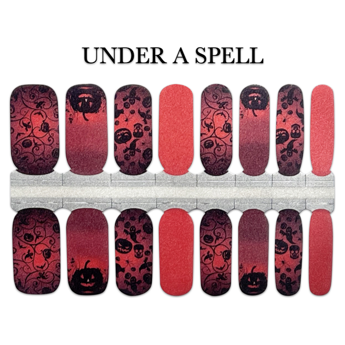 Spooky Halloween Nail Wraps  |  Non-Toxic Nail Polish Stickers, Decals, and Strips for DIY Manicures