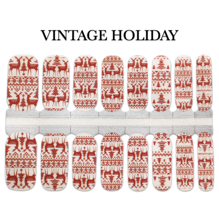 Christmas Nail Wraps  |  Non-Toxic Nail Polish Stickers, Decals, and Strips for DIY Manicures
