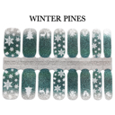 Winter Pines Christmas Nail Wraps