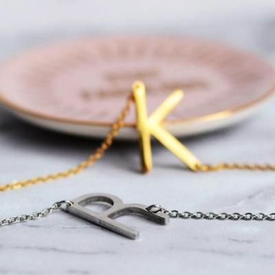 Mini Initial Letter Necklace