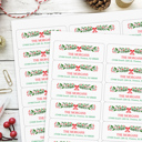  Personalized Christmas Address Labels | Set of 60