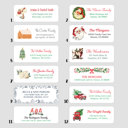  Personalized Christmas Address Labels | Set of 60