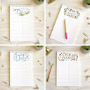  Watercolor Perpetual Calendar | Birth Month Flower Illustrations | Floral Birthday Calendar | Free Shipping
