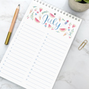 Watercolor Perpetual Calendar | Botanical Birthday Calendar | Hand Painted Illustrations  | Free Shipping