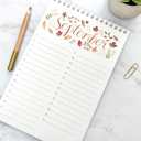  Watercolor Perpetual Calendar | Botanical Birthday Calendar | Hand Painted Illustrations  | Free Shipping