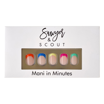 24 pcs End Game Press On Nails short square