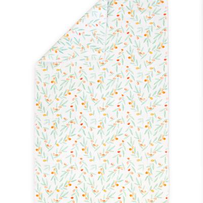 Orange Berries Waffle Hand Towel